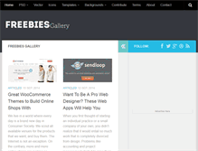 Tablet Screenshot of freebiesgallery.com